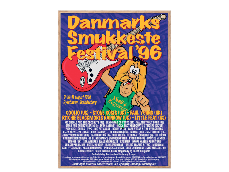 1996 - årsplakat Smukfest