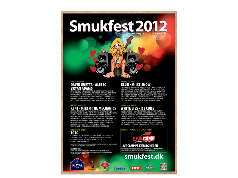 2012 - årsplakat Smukfest