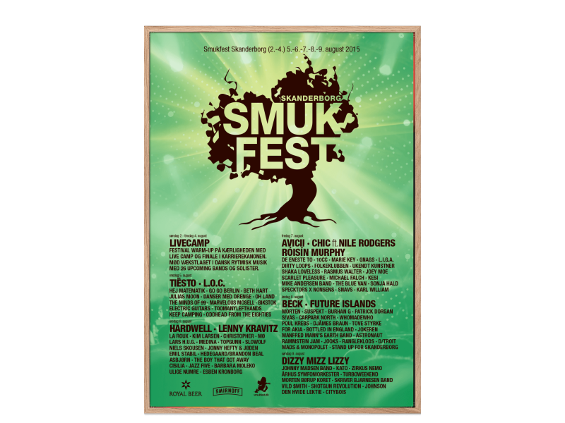 2015 - årsplakat Smukfest