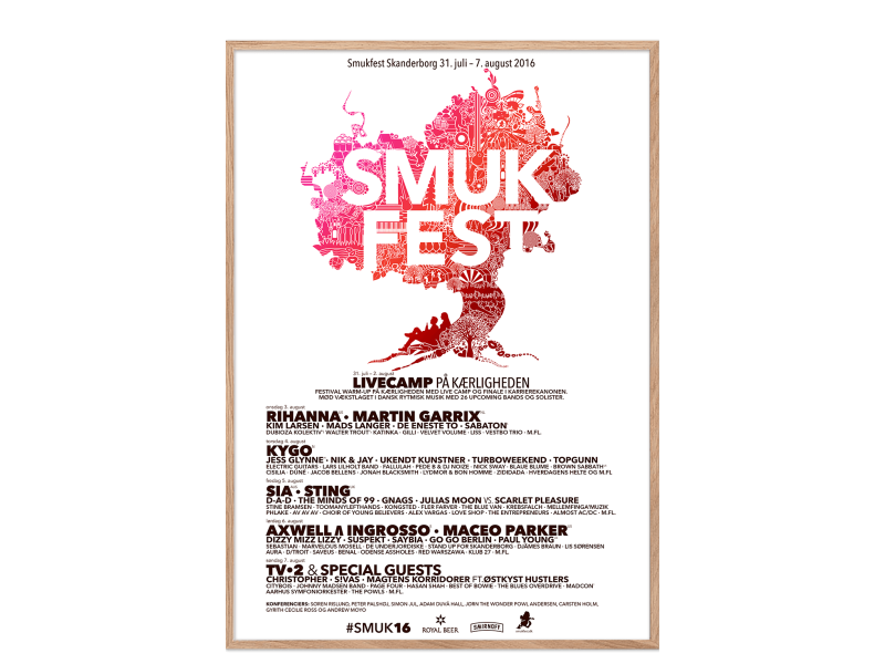 2016 - årsplakat Smukfest