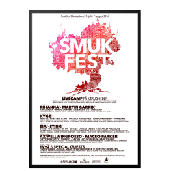 Årsplakat fra Smukfest 2016 - Smukfest - Art Scandinavia