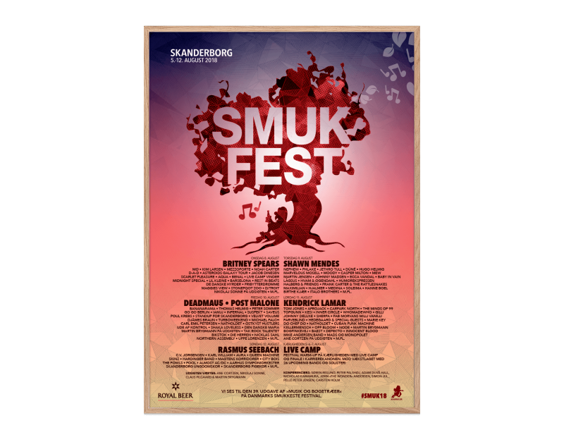 2018 - årsplakat Smukfest
